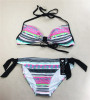 Colorful Pattern String Sexy Bikini