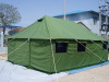 green military canvas tents