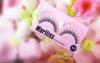 Long Human Hair Glitter False Eyelashes Reusable For Christmas Party