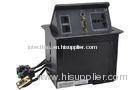 Flush Mount Conference Table Connection Box , IEC Power Plug CE Certificate