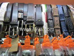 fashionable coloured leather belt