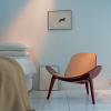Hans J. Wegner three leged chair, plywood chair, living room chair, leisure chair, chair, home furniture