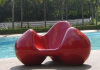 Tomato chair, living room chair, outdoor chair, leisure chair, home furniture, chair