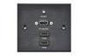 Multi Media Wall Plate Two HDMI One VGA For Conference Room