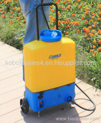 16L battery sprayer with wheels