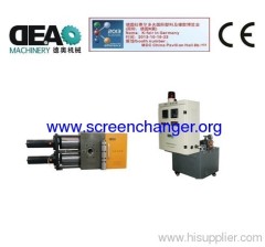 hydraulic double piston screen changer