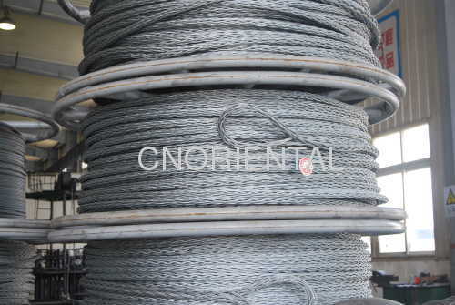 square 8 strands anti twisting steel wire rope
