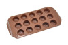 Round shape chocolate mold with 15 cubes