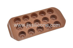 Cup shape chocolate mold with 15 cavities