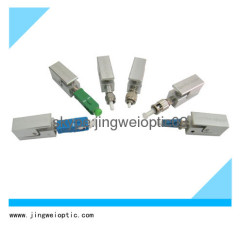 Bare fiber optic adapter