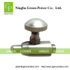 Adjustable flow rate stainless steel valve