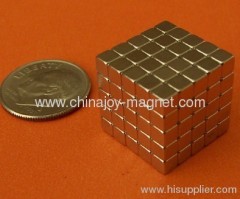 10 Pcs of N48 Neodymium Magnets 1/8 inch Cube