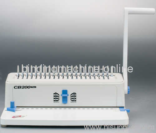 Manual Plastic Comb Binding Equipment