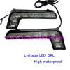 L shape LED DRL