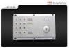 16 Keys 100 x 196mm Kiosk Metal Keyboard With Trackball USB