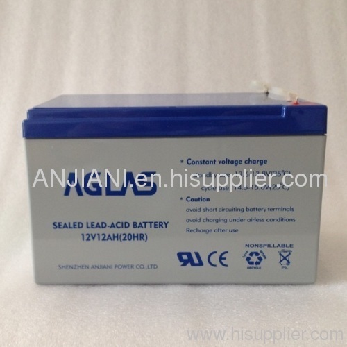 12v12ah vrla lead acid battery