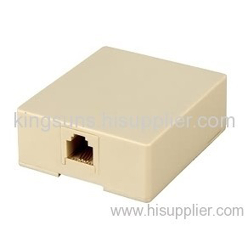 RJ45/RJ11 Rossete surface box