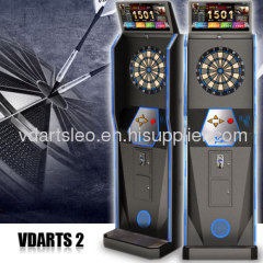 Global online entertainment dart machine