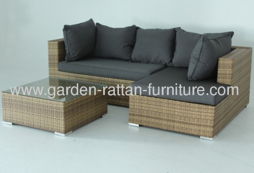 Outdoor wicker garden furniture patio design sofa set lounge