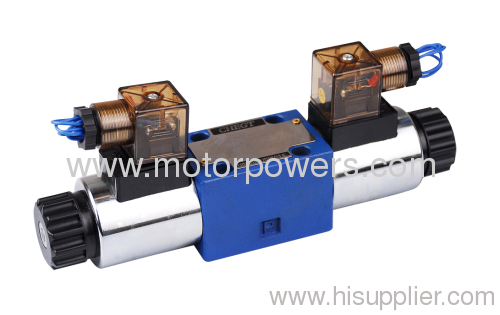 directional control valves with Wet pin DC or AC solenoids