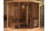 Solid wood sauna cabins , electric traditional sauna room for dry sauna