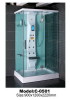 Low Step Entry Luxury Shower cabin round glass shower cabin
