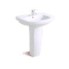 The white wash with ceramic basin