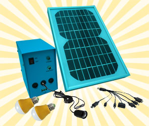 5W solar home lighting system FH-SL-5