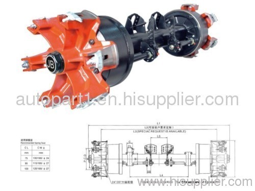 Six Spoke Axle and parts