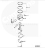 Cummins B3.3 piston 4089968