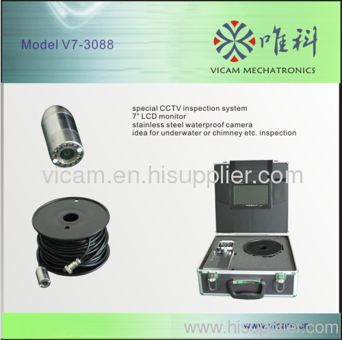 Special CCTV Inspection System with Soft Cable