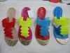 woman fashion flip flops