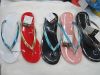 woman fashion flip flops