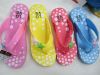 woman cute flip flops