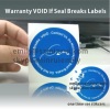 Custom Round Do Not Accept If Seal Breaks Labels,One time Use Security Seal Labels,Breakable destructive labels