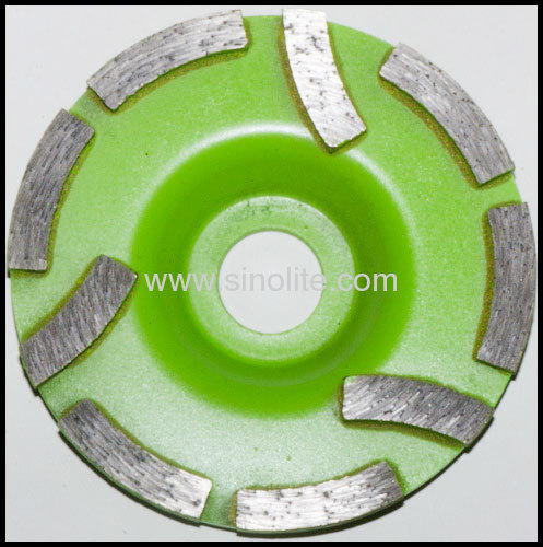 Diamond cup grinding wheel special design
