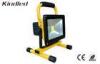 High Wattage Outdoor RGB Rechargeable Led Floodlights , 1800LM IP65