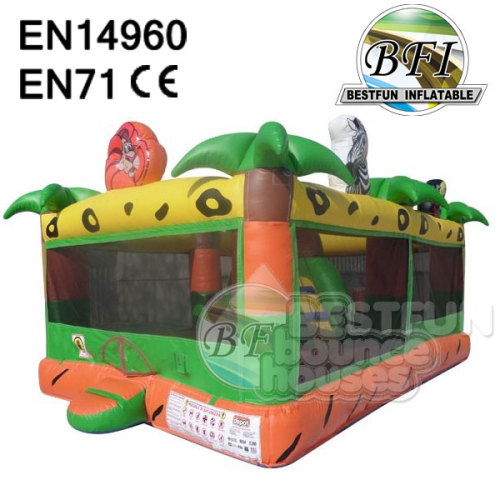 Inflatable Jungle Combo Bouncer