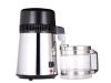 Household counter top Stainless steel water distiller purifier, with filter, glass bottle