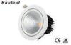 Round High Lumen COB Led Downlight , 20W Bridgelux Ceiling Downlights