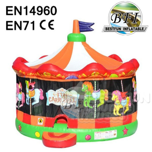 Inflatable Carousel Bounce House, Inflatable Fun Carousel Bouncer