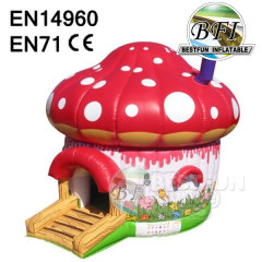 Inflatable Party Mushroom Castle For Children