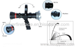 Automatic select flow fire nozzle