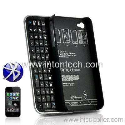 Sliding Bluetooth Keyboard Case for iPhone 4/4S