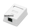 CAT6 UTP 1 port RJ45 Surface Mount Box