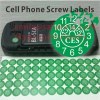 Custom Cell Phone Small Round Date Warranty Sticker,Mobile Phone Eggskin Destructible Labels with Custom Logo Name