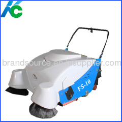 Walk behind floor sweeper