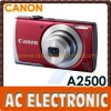Canon-A2500- Red digital camera