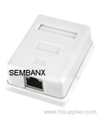 CAT6 FTP 1 port RJ45 Surface Mount Box