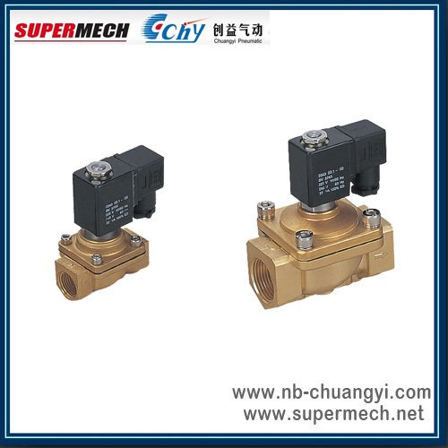 PU220-02 Series 24V 220V brass solenoid valve for water